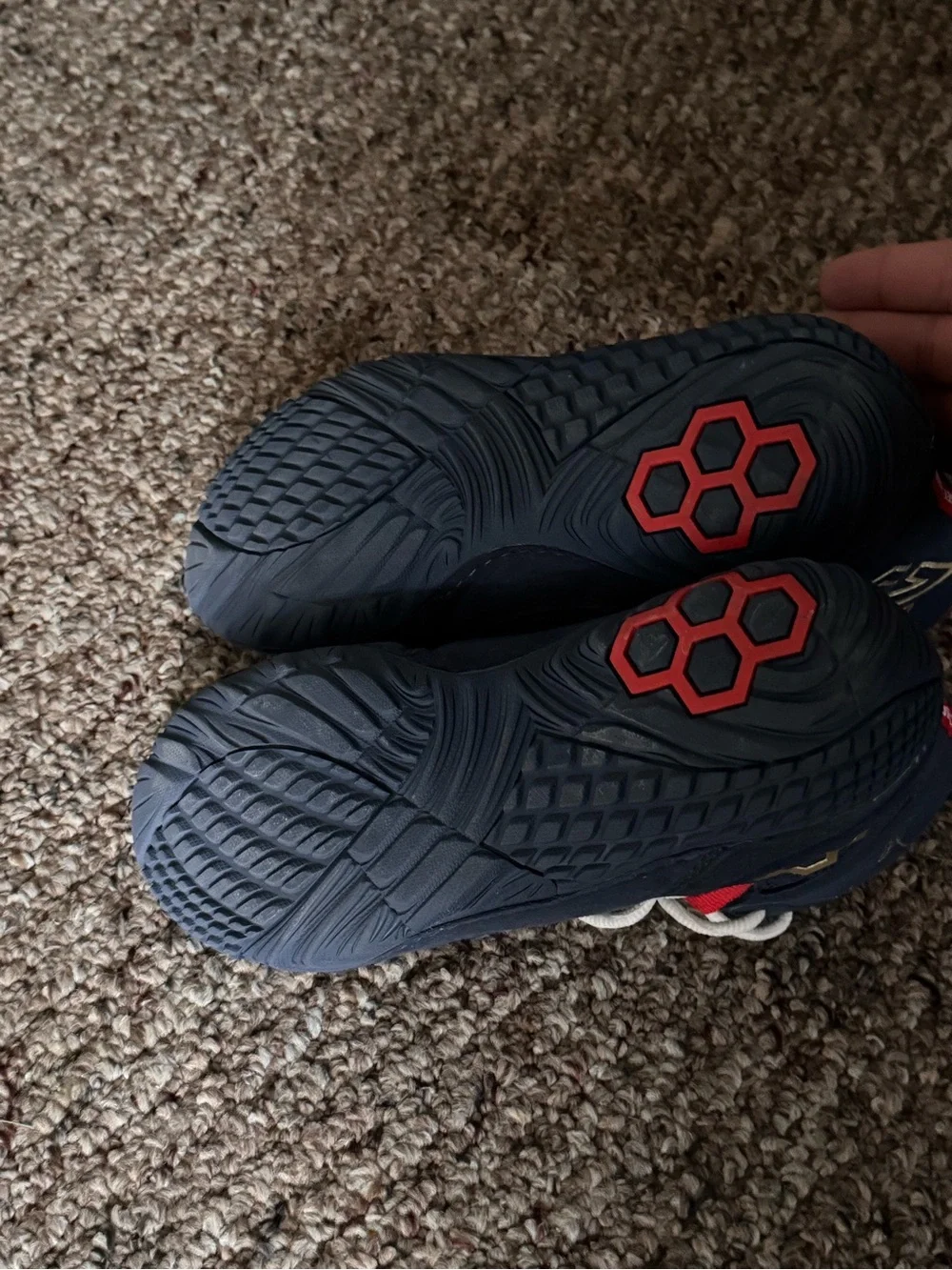 JB1 ADULT WRESTLING SHOES - NAVY